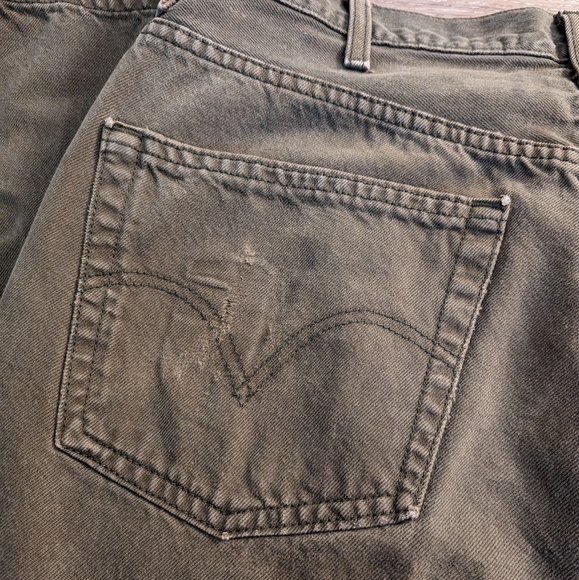 Levi's 550 olive green 38 x 34 - Picture 4 of 4